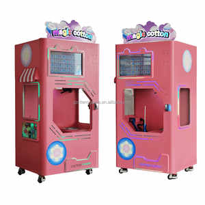 Alta calidad completamente automático comercial inteligente pantalla táctil caramelo hilo dental/máquina expendedora de algodón para panadería nuevo - Product Image 1