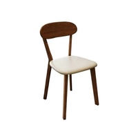 Meubles sur mesure d'usine, ensemble de sièges de restaurant en bois massif moderne, canapé et chaises de salle à manger rembourrés beige pour café et bistrot