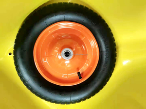Fabricant OEM 3.00-8 3.50-8 4.00-8 Jantes en métal Roue pneumatique gonflable en caoutchouc et pneus pour chariot de transport de brouette - Product Image 3
