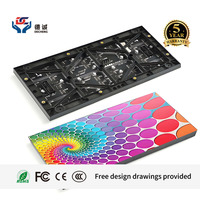 Módulo de Pantalla LED Interior P5, Panel de Pantalla Flexible con Brillo de 800cd y 5 Años de Garantía para Publicidad