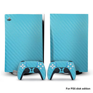 Autocollant en fibre de carbone Data Frog pour la console de manette PS5, peau pour Playstation 5 - Product Image 3