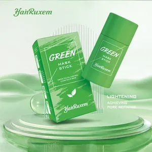 הסיטונאי פנים מסיכה מקל אנטי בלמי מקל חום הפנים מסיכת גוף מסכת תה ירוק