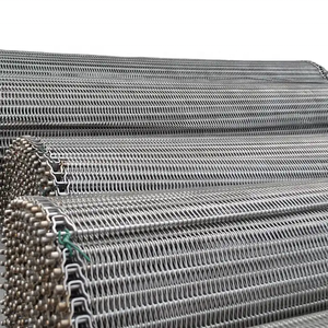 Chất Lượng Cao Tùy Chỉnh Kích Thước 304 <span class=keywords><strong>316</strong></span> 316L Thép Không Gỉ Chuỗi Liên Kết Xoắn Ốc Dây Lưới Lò Nướng Băng Tải Vành Đai Cấp Thực Phẩm - Product Image 2