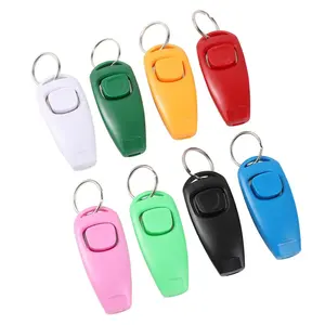 Dropshipping Pet Dog Whistle Clicker Puppy Training Aid Tool Clicker Portable Trainer Products Supplies Clicker