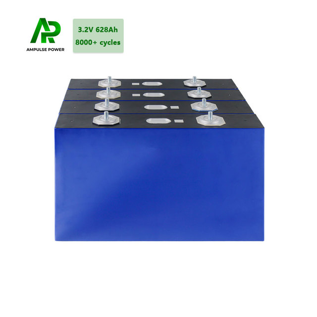 Grade A 628Ah Prismatic LiFePO4 Battery Cell MB56 3.2V Lithium Iron Phosphate for Solar ESS BESS 12000 Cycles Long Life System