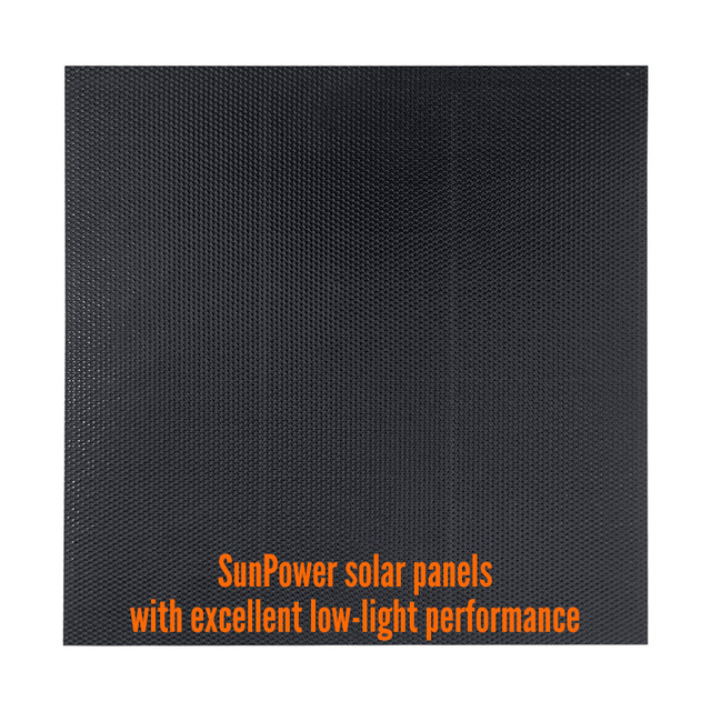 Max Efficiency 25% Sunpower Solar Panel ETFE Small Solar Panel SMT 18V 15W for 12V Battery Maintenance & Trickle Charge