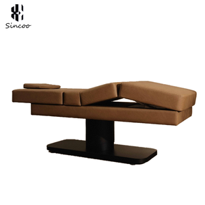 Venta al por mayor, precio bajo, nuevo salón de belleza, masaje facial eléctrico de lujo, altura ajustable, masaje marrón eléctrico, cama facial - Product Image 6