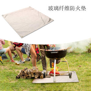 Tapis ignifuge en fibre de verre pour le camping, le barbecue en plein air, isolation thermique, antidérapant, résistant à l'humidité, 120x120cm - Product Image 4