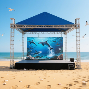Pantalla LED HD para Escenarios P2.6 P2.9 P3.91 con Sistema Novastar, Panel de Video LED para Interiores y Exteriores, Alquiler para Bodas y Conciertos - Product Image 1