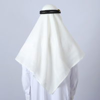 Foulard carré personnalisé en polyester et viscose respirant, style Shemagh, Keffiyeh, pour homme, idéal pour toutes les saisons, mode musulmane et arabe