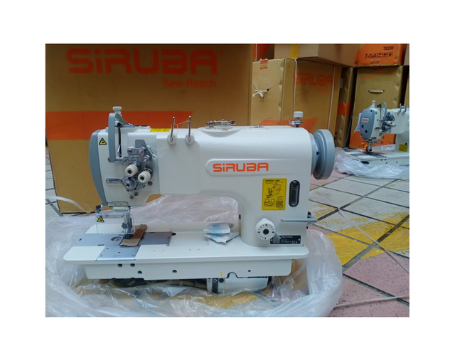 Good Quality Chinese Taiwan Siruba 8200 Double Needle Direct Drive Lockstitch Industrial Sewing Machine