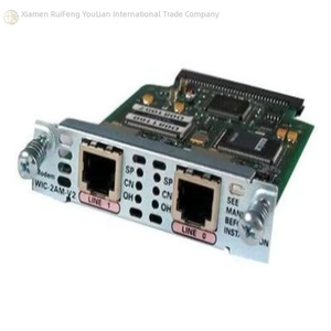 Carte d'interface WAN avec modem analogique intégré V.92 à 2 ports Wic-2am-v2, Wic, neuf, original, en stock, automatisation industrielle, Pac - Product Image 1