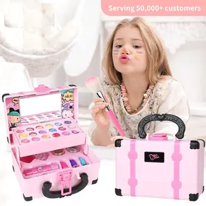 Leemook Hot Sale Washable Cosmetic Beauty Set Kids Play House Toys Girl Makeup Toys