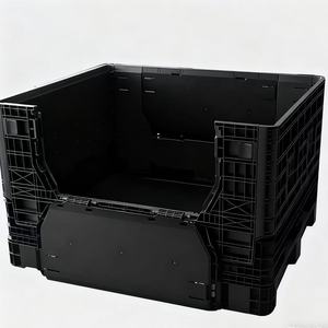 Nhiệm Vụ Nặng Nề 1200X1000X975Mm Lưu Trữ Công Nghiệp Container Có Thể Gập Lại HDPE Thùng Nhựa Stackable Pallet Hộp - Product Image 1