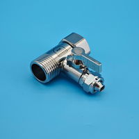 Válvula de Bola de Cobre de 1/4, Purificador de Agua para Autocaravanas, Robot de Limpieza de Pisos, Interruptor Dividido, Accesorio de Suministro de Agua de Alto Flujo