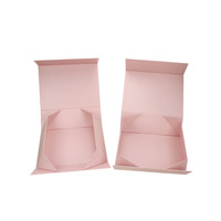 Boîte cadeau magnétique rigide en carton recyclable de luxe avec logo personnalisé, emballage en papier pliable avec couvercle magnétique