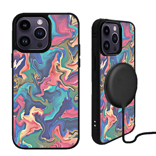 Custom Design Sublimation Magnetic Phone Case Premium Textured Art Graffiti Image for iPhone 17pro Max/17air/17pro/17
