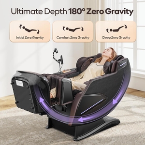 Best <b>Chair</b> <b>Zero</b> <b>Gravity</b> Recliner With Speaker Heating Therapy Foot Roller and Air <b>Chair</b> <b>Chair</b> Massag R - Product Image 3