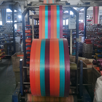 Rouleaux de tissu en plastique PP blanc de matière première de polypropylène de fournisseurs de fabricant de Chine faisant des sacs d'emballage