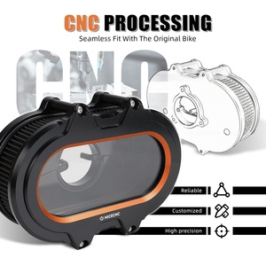 Nicecnc nhôm rõ ràng <span class=keywords><strong>intake</strong></span> lọc không khí sạch hơn Kit cho Harley CVO đường trượt đường phố lướt CVO flhxse flhx ST flhxst - Product Image 5