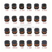 Inducteurs à anneau de couleur en gros Inducteur à noyau magnétique SMD Tambour Starter Filtrage Power Wind Coil Rod Inductance Kits Assortiment