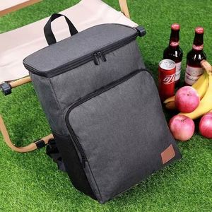 Mochila Nevera Grande Aislada para Almuerzo - Bolsa Refrigerante Rectangular de Tela Oxford Impermeable con Forro de PEVA - Product Image 4