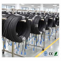Câble de branchement aérien pré-terminé GJYXCH 1 2 4 fibres SC APC SC UPC pour projets FTTH ISP