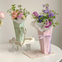 JOYWOOD-Boîte à fleurs portable de qualité supérieure pour la présentation d'un bouquet