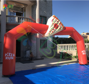 Arc gonflable bon marché de pizza de BOYAN, arc gonflable fait sur commande de pizza de modèle de nourriture pour l'affichage de publicité - Product Image 2