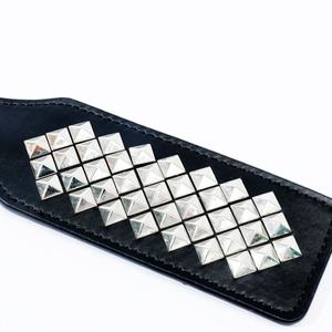 Factory direct sales of adult toys, leather pointed <b>rivet</b> hand slap <b>guns</b>, colored <b>rivet</b> slaps, flirtatious leather slaps, - Product Image 1