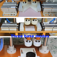 Halbautomatische 4-Rad-Schraubverschlussmaschine aus Edelstahl 304 mit Manueller Beladung für Getränke- und Chemieindustrie