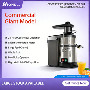 <span class=keywords><strong>Extracteur</strong></span> de jus centrifuge Mond.uk 700W, grande ouverture de 80 mm, fonctionnement continu 24h/24, <span class=keywords><strong>extracteur</strong></span> de fruits entiers en acier inoxydable - Product Image 1