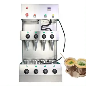 Ijs Kegel Rollende Machine Wafer Thee Cup Eetbare Wafer Koffiekopje Maken Machine Prijs Wafer Cup Machine