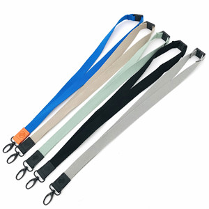 Solid Colors Luxury Lanyards Customized Design Neck Strap - Product Image 1