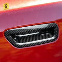 Cadre de poignée de porte extérieure en fibre de carbone pour Dodge Charger 2024-2026, modèle deux portes, accessoires extérieurs de voiture