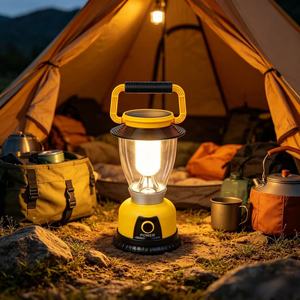 Solar <b>Rechargeable</b> <b>LED</b> Camping <b>Lantern</b>, Portable Handheld Tent Light with USB Charging, Waterproof Emergency Lamp for Outdoor Hi - Product Image 5