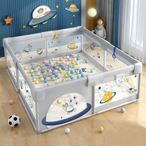 Clôture de sécurité pour bébé d'intérieur, vente directe d'usine, <span class=keywords><strong>parc</strong></span> pour enfants <span class=keywords><strong>pliable</strong></span>, <span class=keywords><strong>parc</strong></span> pour enfants, 150x180cm, gris vert, style dessin animé - Product Image 5