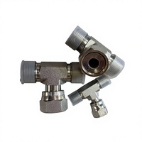 Connecteur de tuyau hydraulique droit forgé en acier au carbone et en acier inoxydable de qualité stable