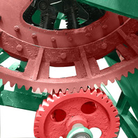Nouvelle machine à fabriquer des briques en argile rotative automatique AJT, petite machine à briques solides avec moteur 220V/380V/440V