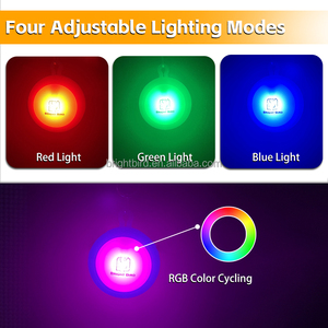 उज्ज्वल पक्षी कीचेन लाइट प्यारा डिजाइन पोर्टेबल पॉकेट लाइट आरजीबी उत्सर्जक रंग रिचार्जेबल कोब के साथ प्रकाश - Product Image 4