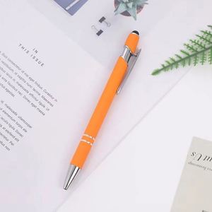 Bolígrafo Promocional de Aluminio con Punta Táctil, Bolígrafo de Regalo con Logotipo Personalizado, Pantallas Táctiles de Goma Suave para Teléfono Móvil - Product Image 1