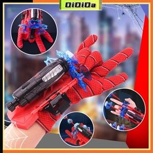 Sarung Tangan Spider Hero Set Mainan Pergelangan Tangan Hadiah Cosplay Anak 3-8 Tahun Figur Spiderman Peluncur Sarung Tangan Hadiah Ulang Tahun Anak Laki-laki Plastik - Product Image 4