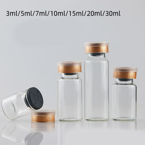 Flaconi in Vetro Trasparente Disponibili 3ml 5ml 10ml, Bottiglie per Polveri, Campioni, Oli Essenziali. - Product Image 2