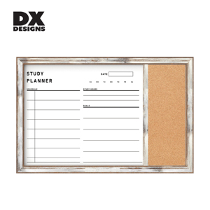 Houten frame-prikbord met kurkbladoppervlak voor het weergeven van memo's en reclame - Product Image 6