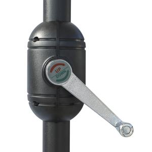 Y 2,7 M Mercado promocional al aire libre <span class=keywords><strong>Patio</strong></span> Mesa Jardín Café Paraguas Sombrilla con inclinación Acero Sonnenschirm - Product Image 4