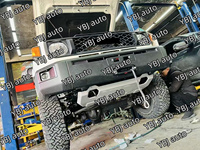 Plaque de couverture extérieure de moteur YBJ pour Land Cruiser FJ79 76 78 2024-2027 barre de fer CHROMED moteur inférieur LC79 garde de moteur