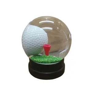 Factory Provide Directly <strong>Golf</strong> Water Snow <strong>Ball</strong> Acrylic Plastic Snow <strong>Globe</strong> - Product Image 5