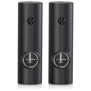 Ensemble de moulin à épices portable en gros, moulin à sel et à poivre électrique à gravité avec lumière LED - Product Image 1