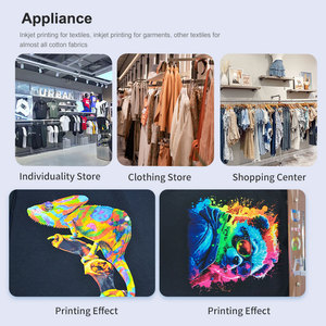 Chất lượng cao không có cắm nước dựa trên <span class=keywords><strong>5</strong></span> màu sắc dệt DTG mực cho máy in may mặc chai 1000ml dệt mực cho tất cả các máy in Epson - Product Image 2