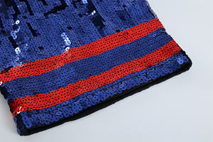 Vestido Camisero de Lentejuelas para <span class=keywords><strong>Mujer</strong></span>, Camiseta de Lentejuelas con Temática de Equipo de Fútbol para Fiestas Navideñas, Ideal para Halloween y Navidad - Product Image 4